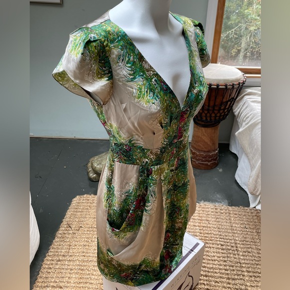 Nanette Lepore Silk Dress With Pockets size 4 - Picture 1 of 9